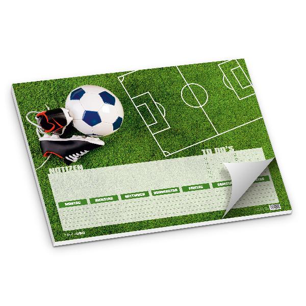 itenga Schreibtischunterlage Fu�ball DIN A3 50 Blatt