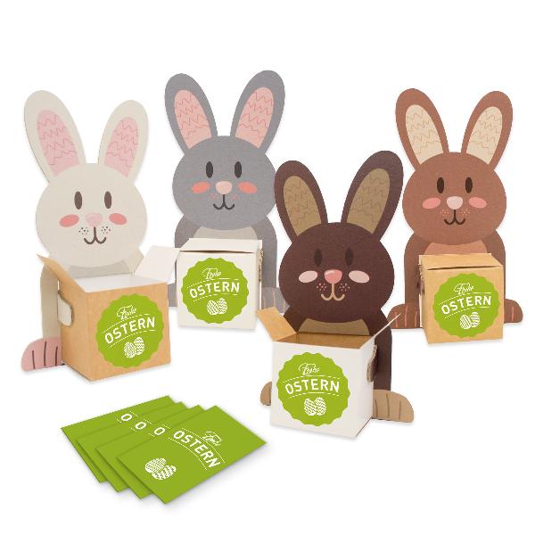itenga Osternester Hasenbande Aufsteller W�rfel Geschenk...