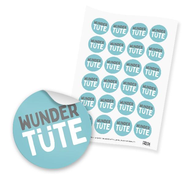 itenga 24x Sticker / Aufkleber Wundertte (Motiv 117) t...