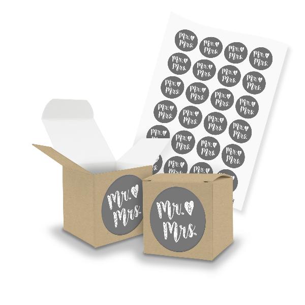itenga SET Mr. & Mrs. Gastgeschenk Hochzeit (Motiv124) 2...