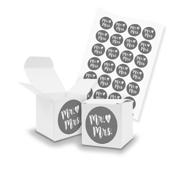 itenga SET Mr. & Mrs. Gastgeschenk Hochzeit (Motiv124) 2...