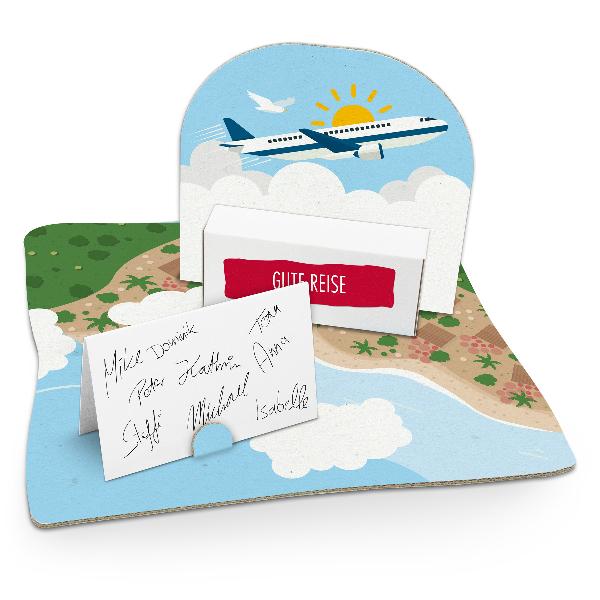 itenga Geldgeschenkverpackung Flugzeug (Motiv 47) mit Bo...