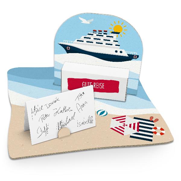 itenga Geldgeschenkverpackung Kreuzfahrtschiff (Motiv 48...