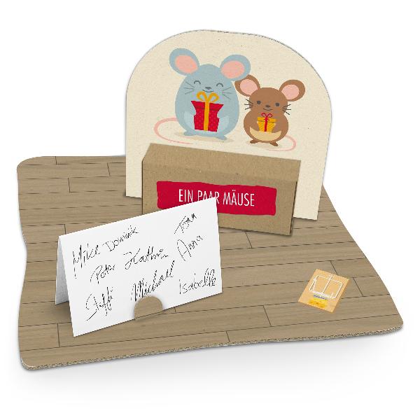 itenga Geldgeschenkverpackung M�use (Motiv 53) mit Boden...