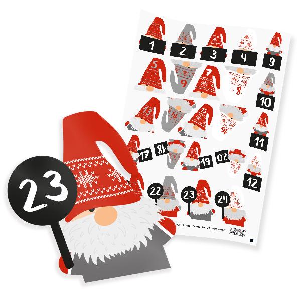 itenga 24x Sticker "Wichtelbande Zahlen" in Freiform