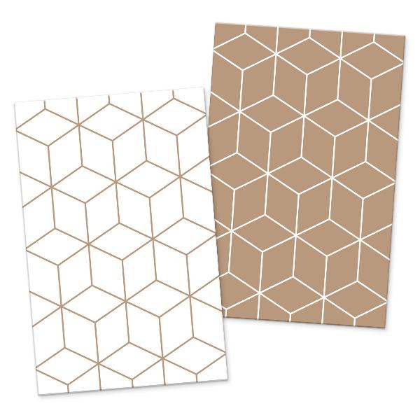 itenga 24x Geschenkkarten Muster Geometrie (Visitenkarte...