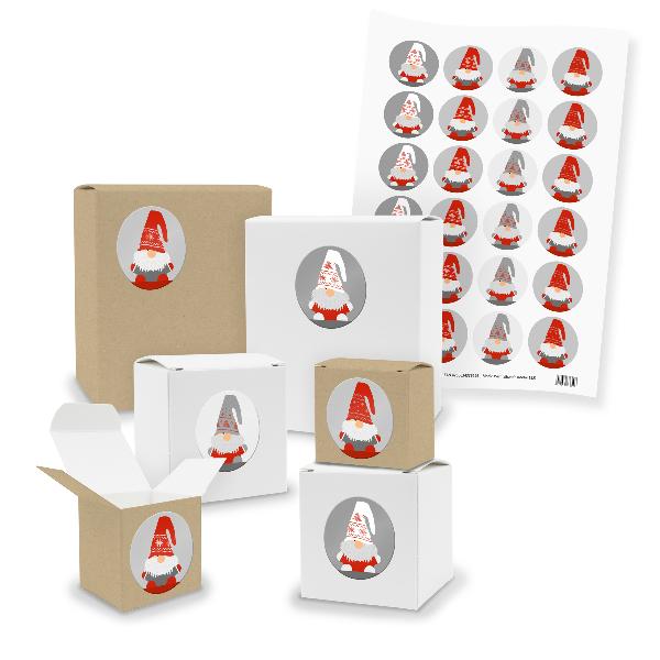 itenga SET 24x Geschenkboxen Quader W�rfel gemischt + St...