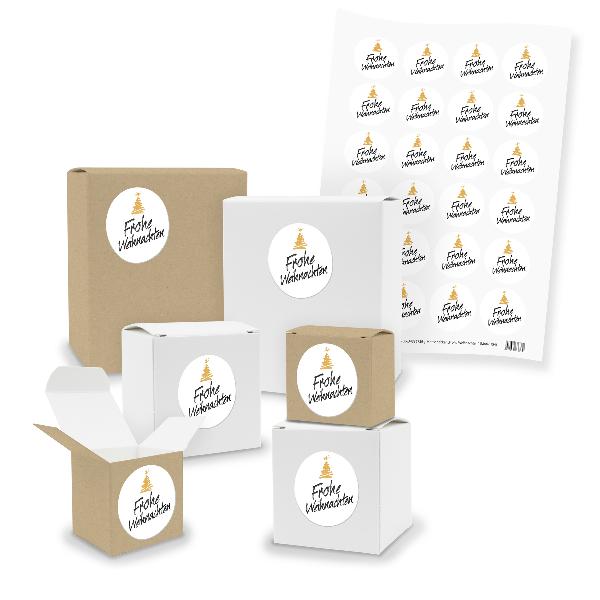 itenga SET 24x Geschenkboxen Quader W�rfel gemischt + St...