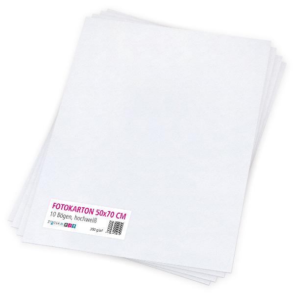 itenga Fotokarton hochwei� - 50x70cm 300g/qm 10 Bogen