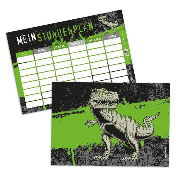 itenga Stundenplan T-Rex DIN A4 350 g/qm