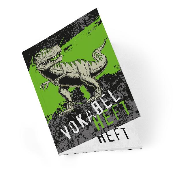 itenga Vokabelheft T-Rex DIN A5, 56 Seiten 100g Naturpapier