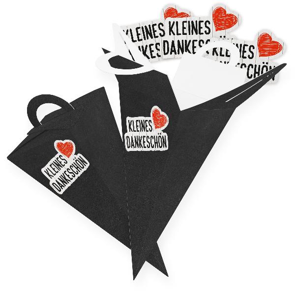 itenga SET V64 Kleines Dankesch�n 10x Geschenkt�te 32cm ...