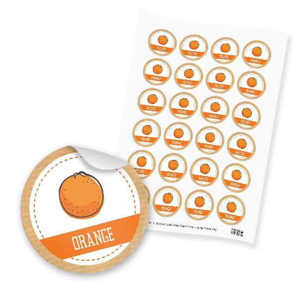 itenga 24x Sticker "Orange" (Motiv 178)