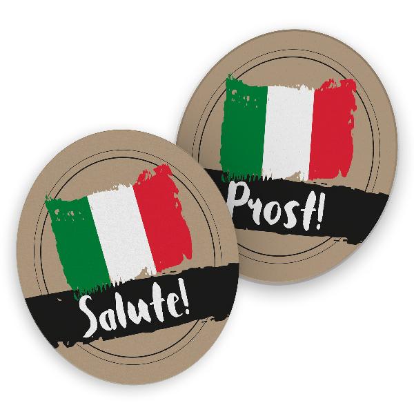 itenga 40x Bierdeckel Untersetzer Salute / Prost Italien...