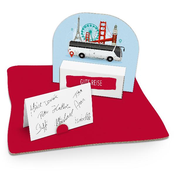 itenga Geldgeschenkverpackung Busreise (Motiv 87) mit Bo...