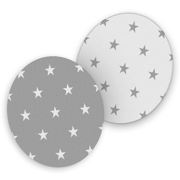 itenga 40x Bierdeckel Sterne I Grau Wei� I Untersetzer W...