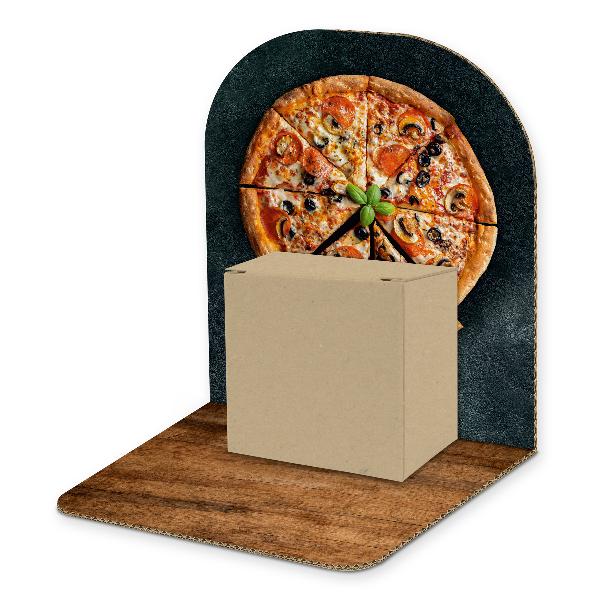 itenga Geldgeschenkverpackung Basic Pizza Holz I Aufstel...