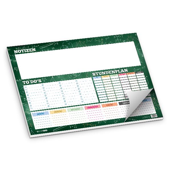 itenga Schreibtischunterlage Formeln 50 Blatt Papier, DI...