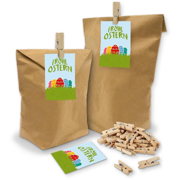 itenga SET Geschenkt�ten Frohe Ostern Ostereier bunt 24x...