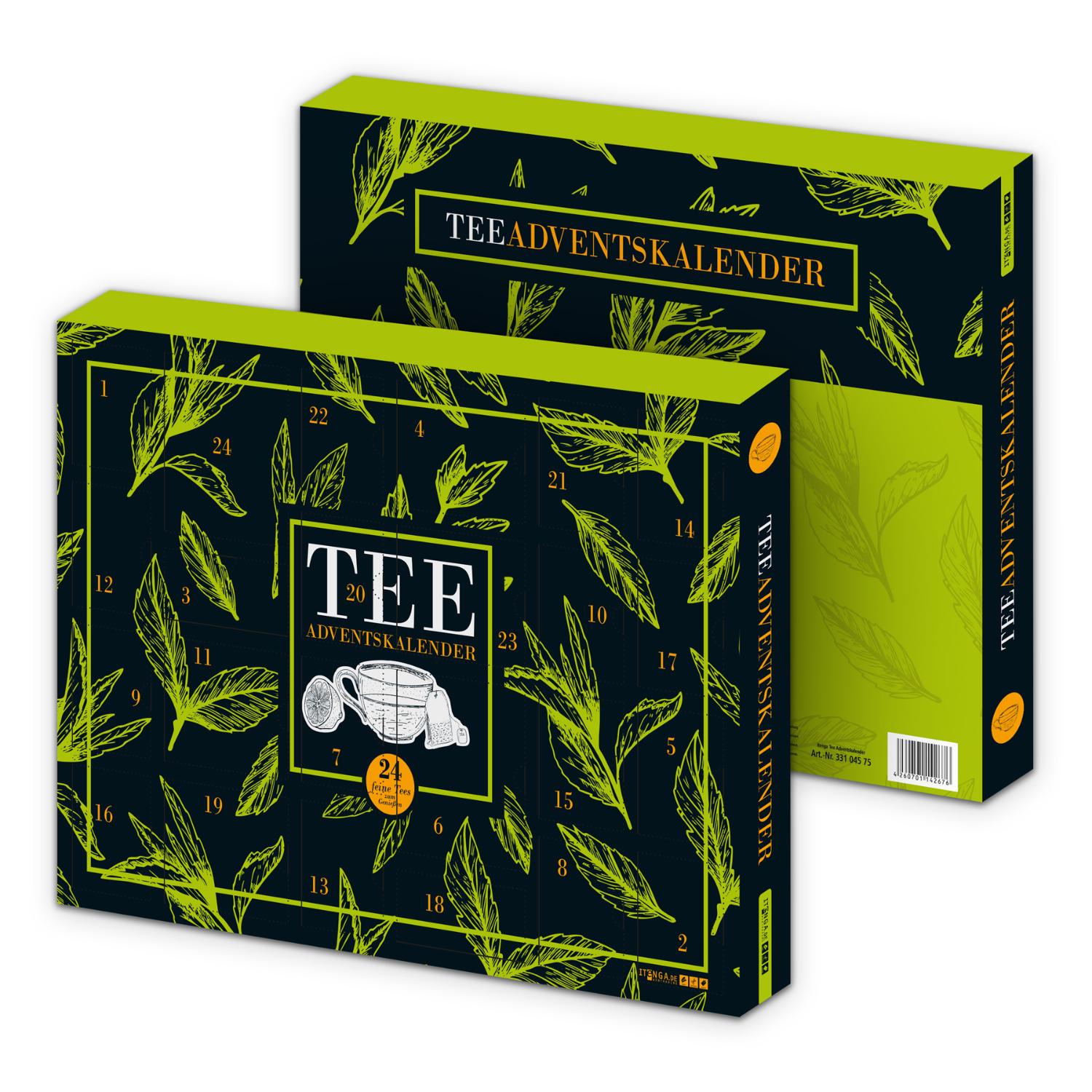 itenga Adventskalender gef�llt Tee - Teeadventskalender ...