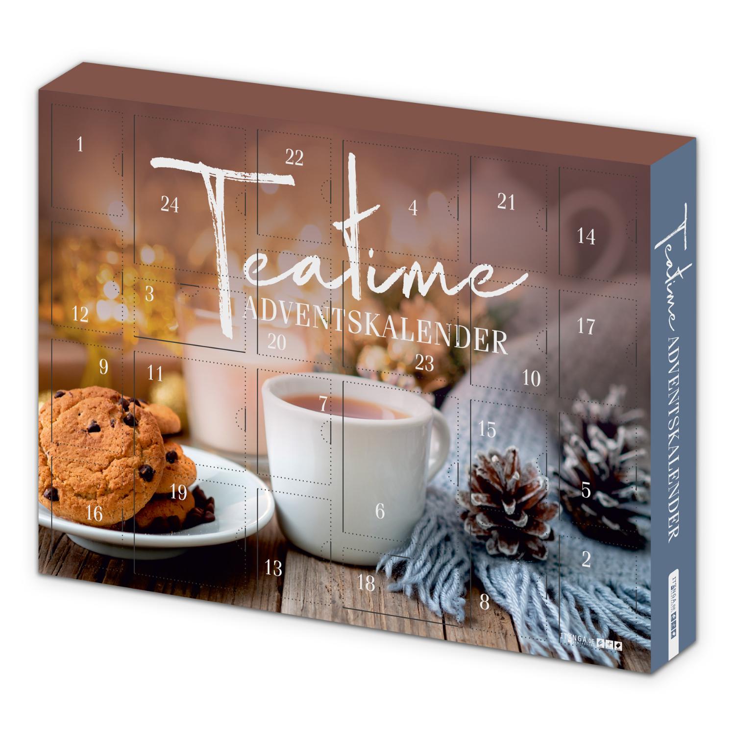 itenga Adventskalender Tea Time 2023 - mit Tee und Kekse...