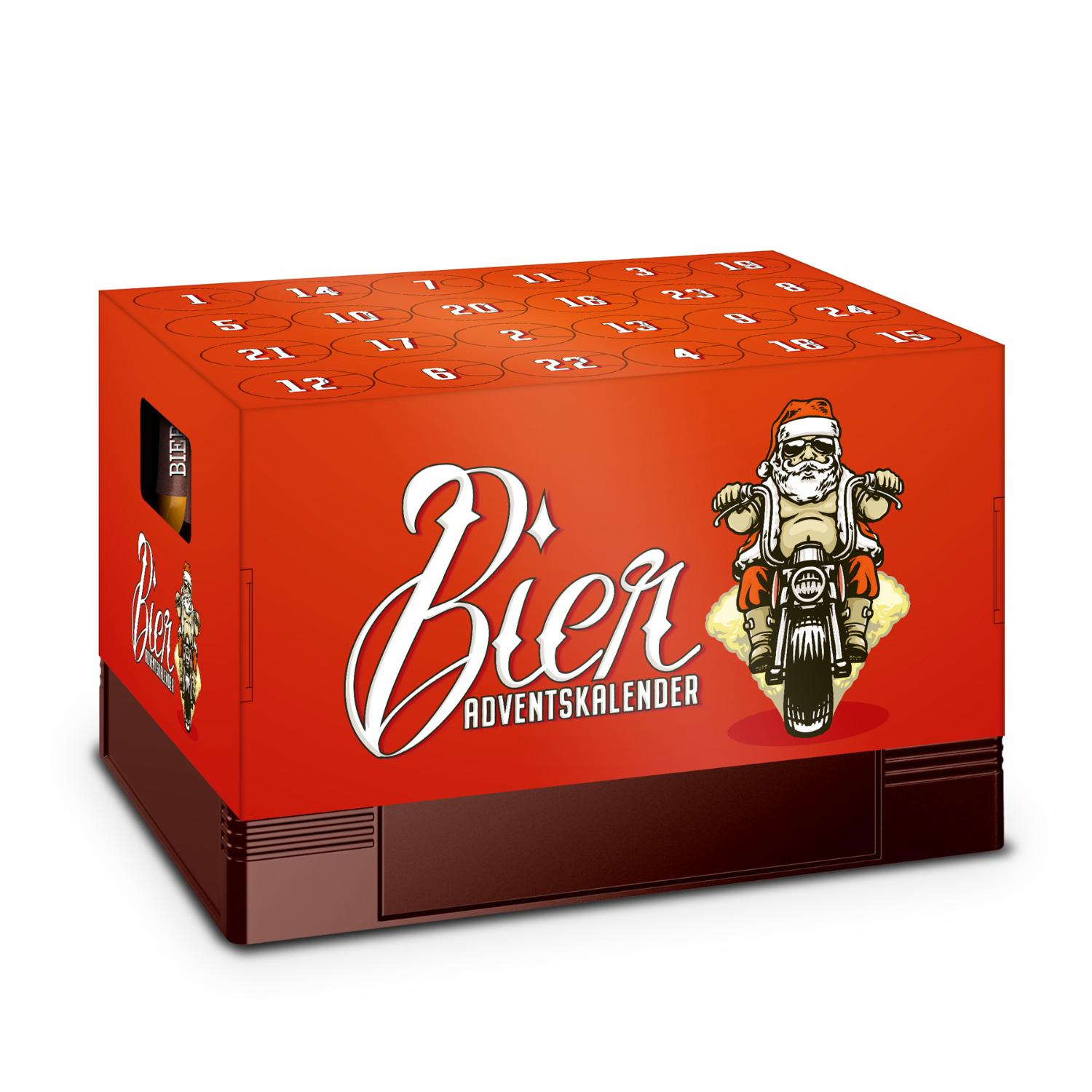 itenga Adventskalender f�r Bierkasten Motiv 2 Nikolaus a...