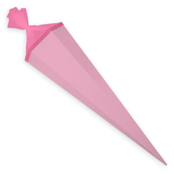 itenga Bastelschultte mit Verschluss rosa 6eckig 85cm