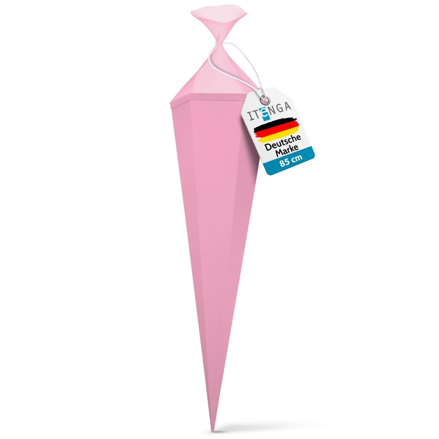 itenga Bastelschult�te mit Verschluss ROSA 6eckig 85cm