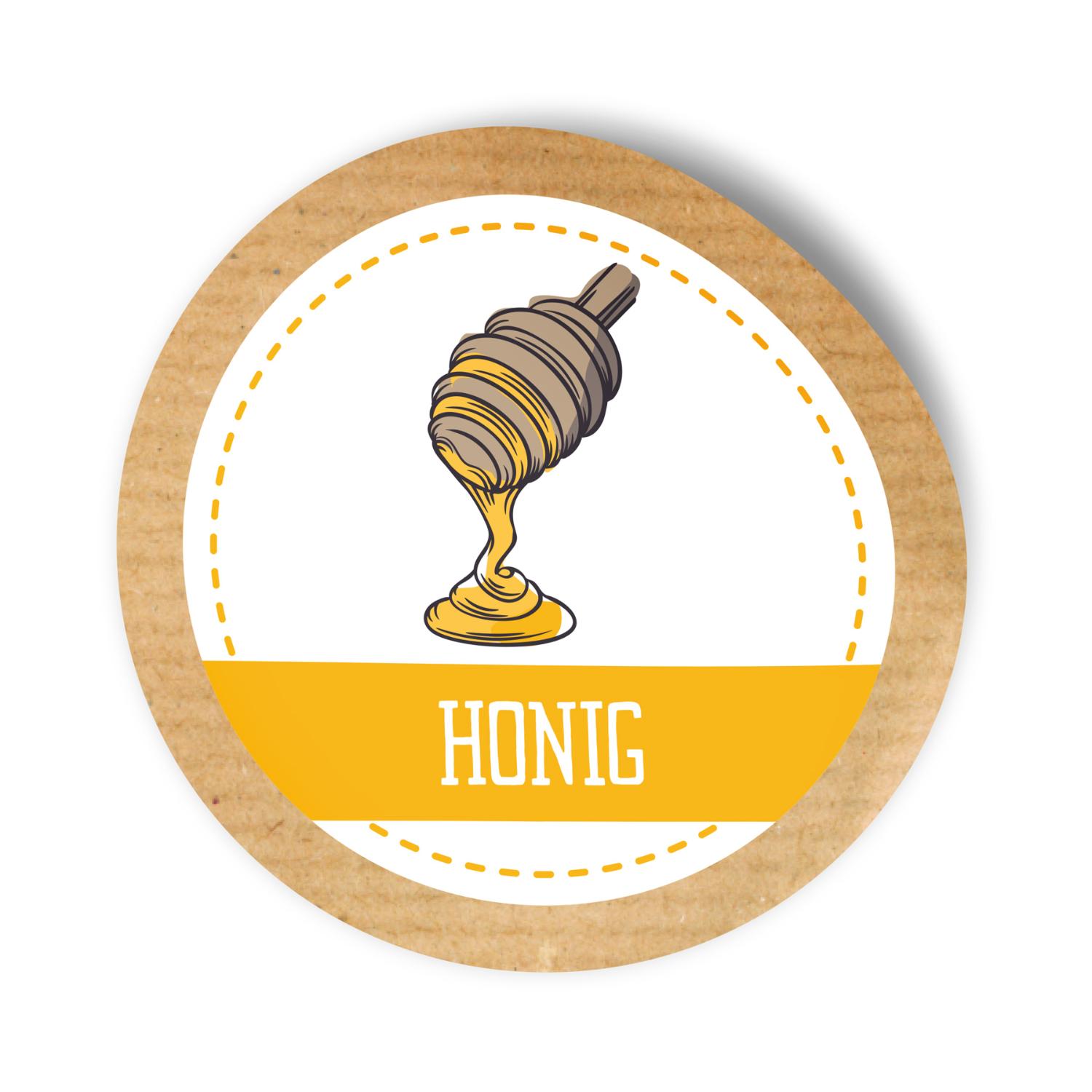 itenga 24x Sticker Honig