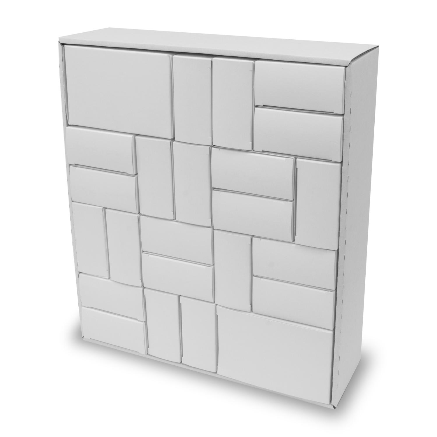 itenga Adventskalender zum F�llen Quader Mix (wei�)
