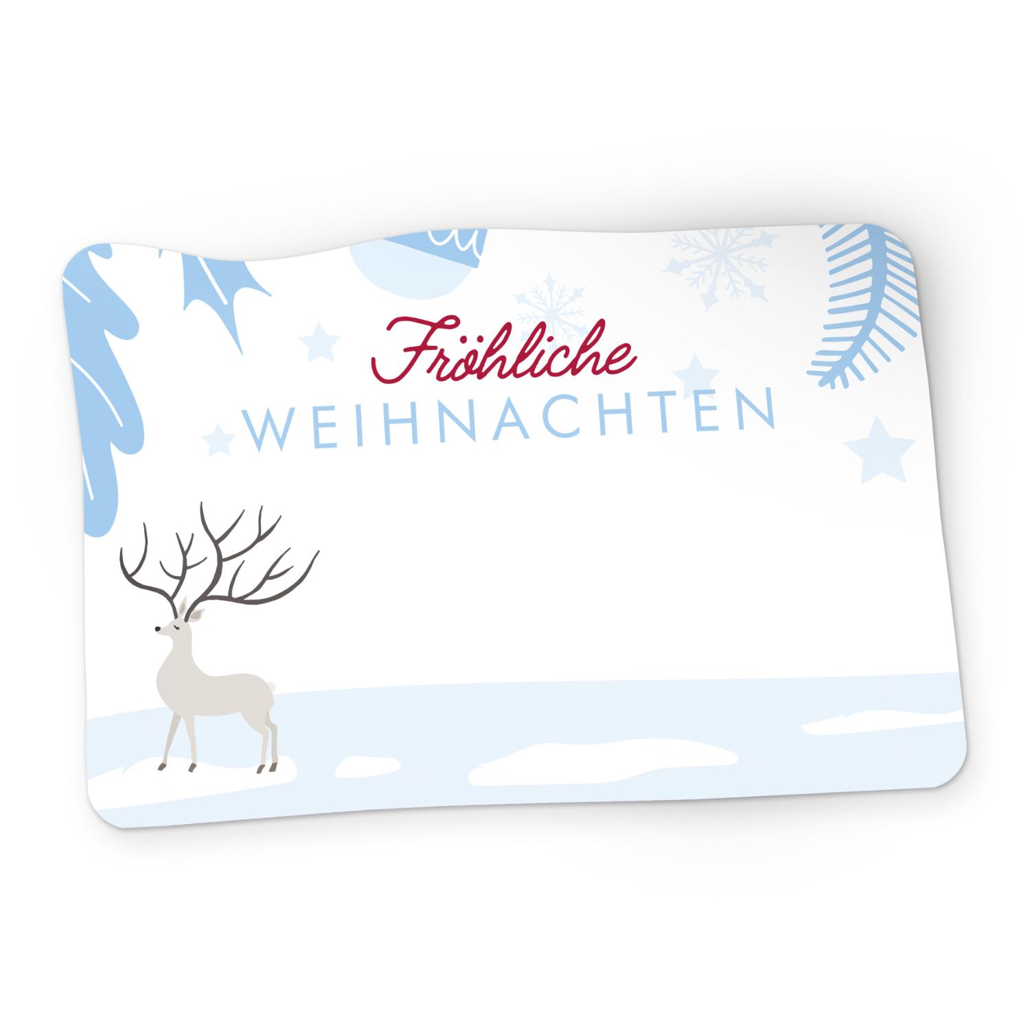 itenga 50x Sticker Geschenkaufkleber Frohe Weihnachten H...