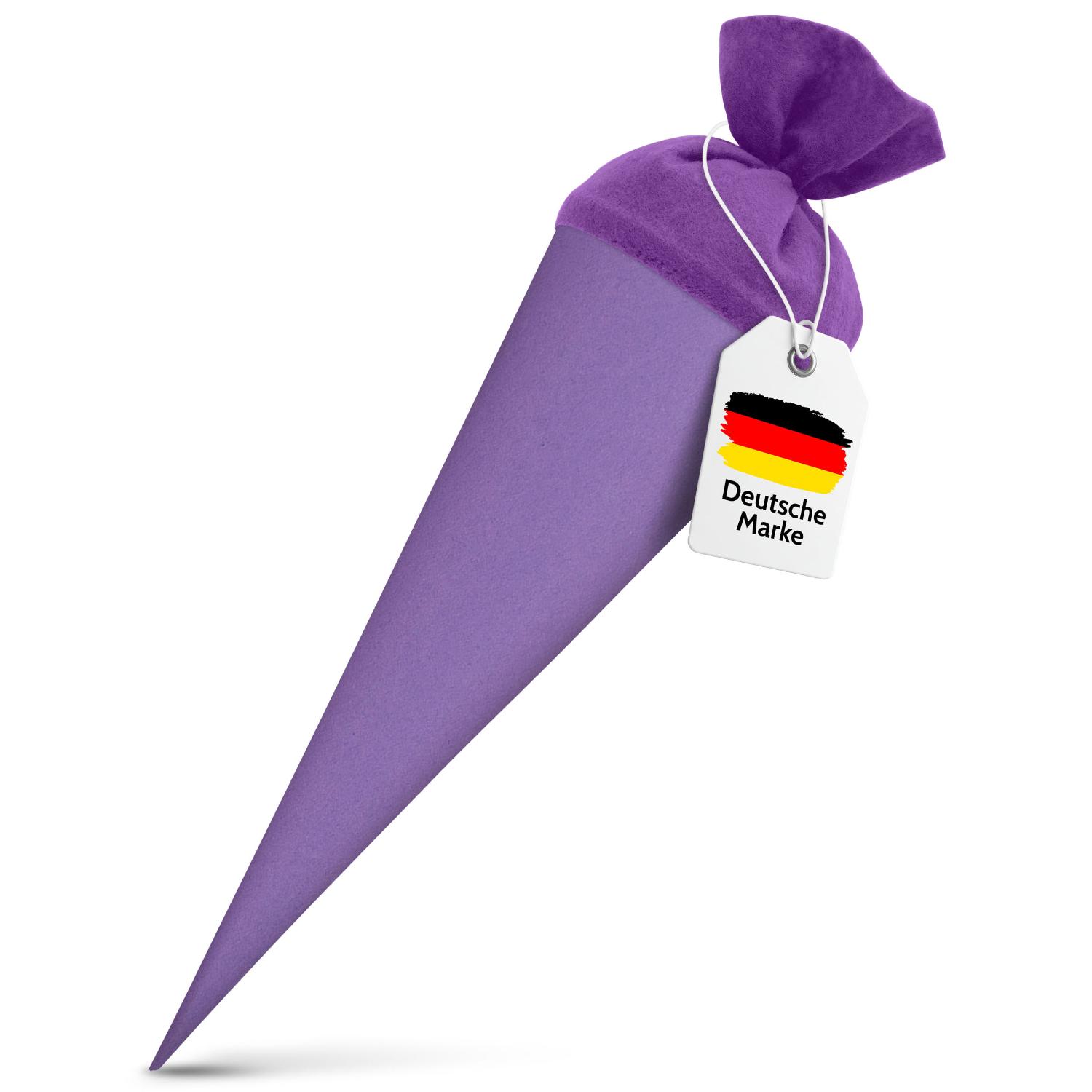 itenga Bastelschult�te 70cm rund mit Filzverschluss LILA