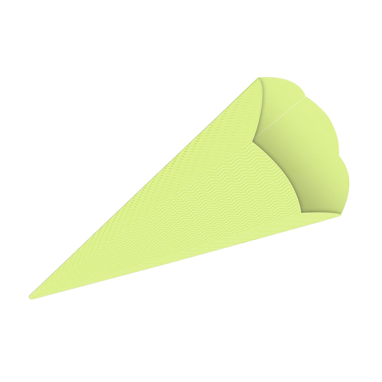 3D Color Schult�ten Bastelwellpappe 68CM APFELGR�N - Sch...
