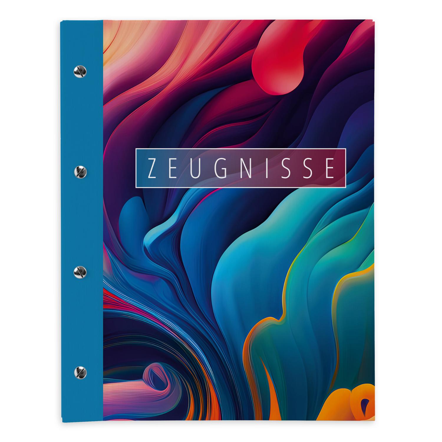 itenga Zeugnismappe A4 mit Schraubverschluss Motiv Farbe...