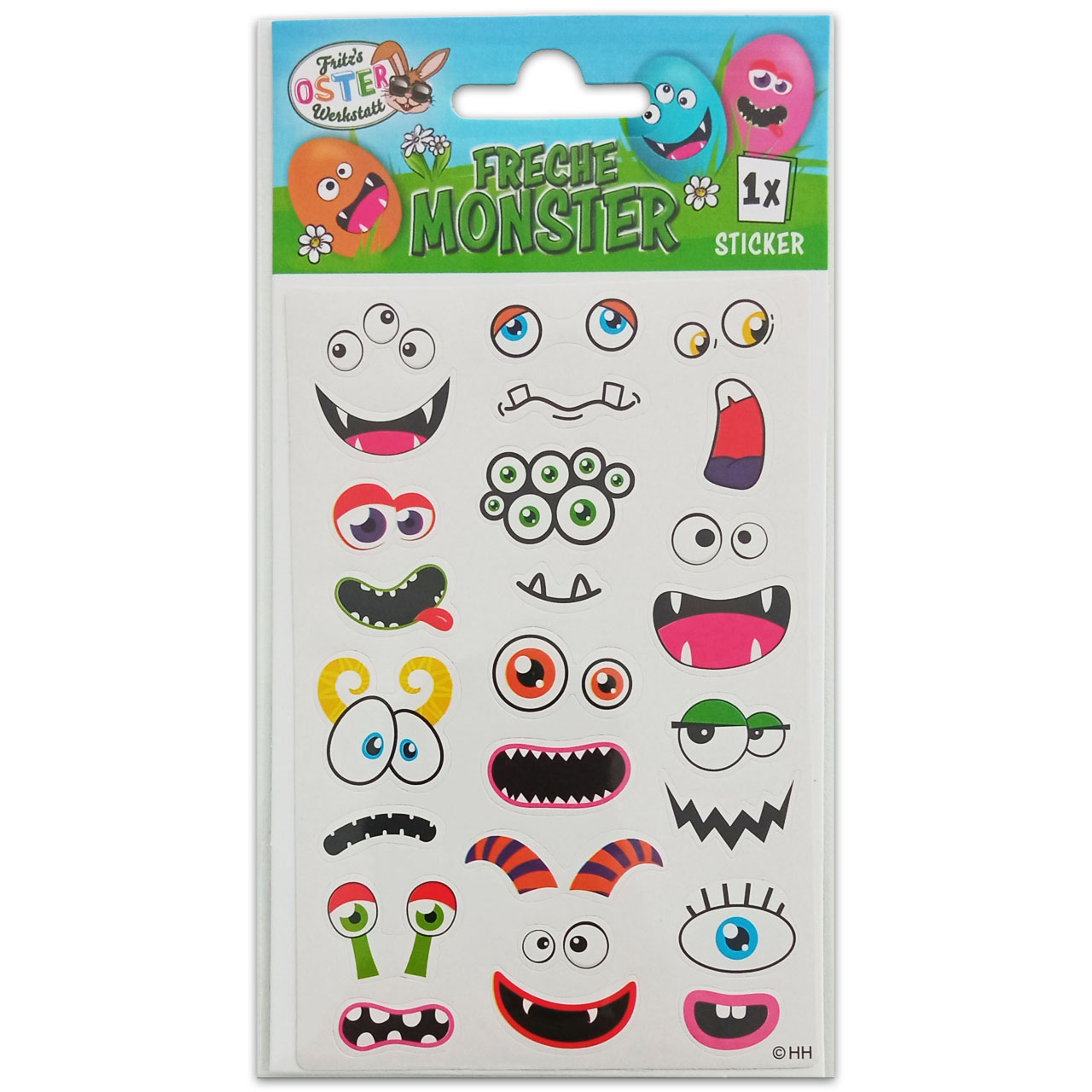 itenga Oster Sticker Freche Monster Gesichter 380.151.91