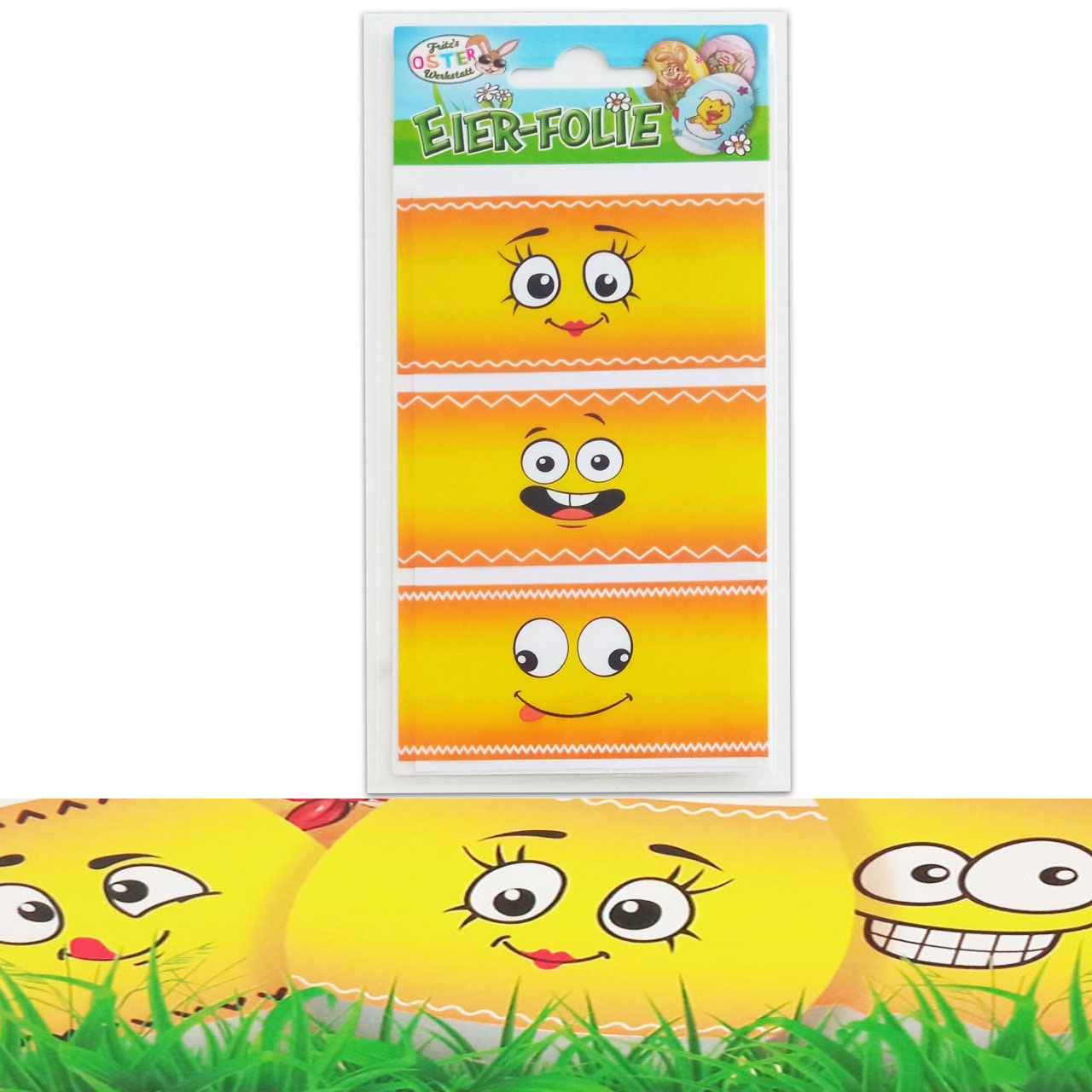 itenga Oster Eier 3 Banderole Smilies 3 Motive