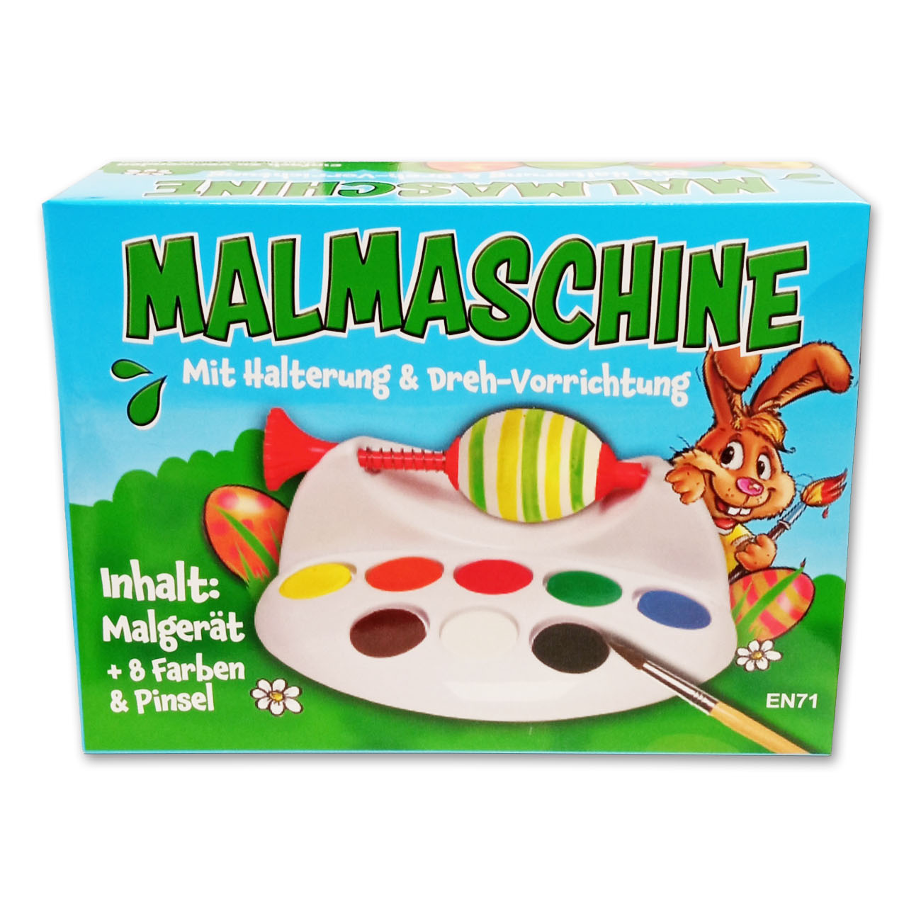 itenga Oster Malmaschine mit 8 Farben und Pinsel