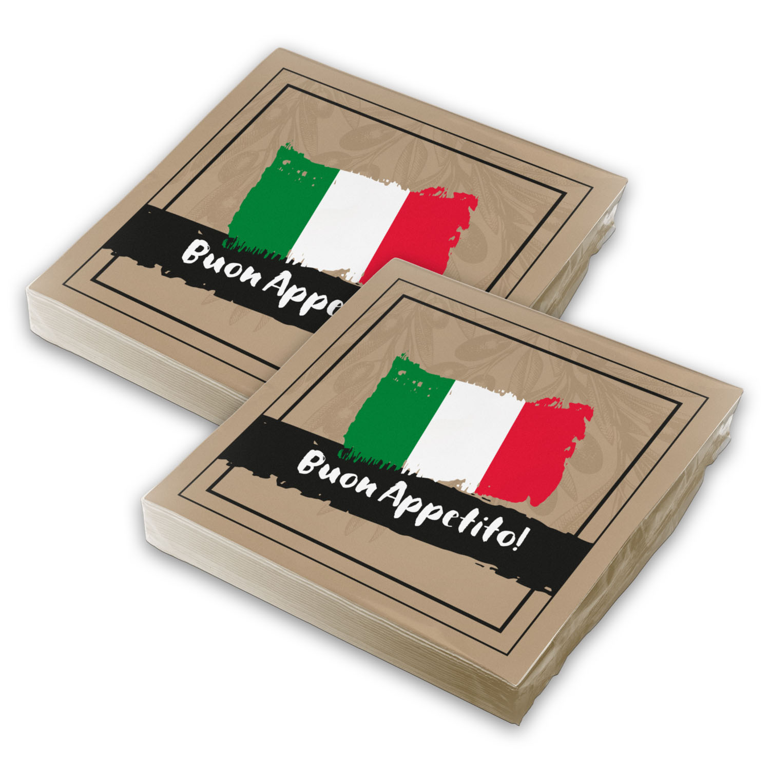 itenga 40x Serviette Italienisch Buon Apetito Set