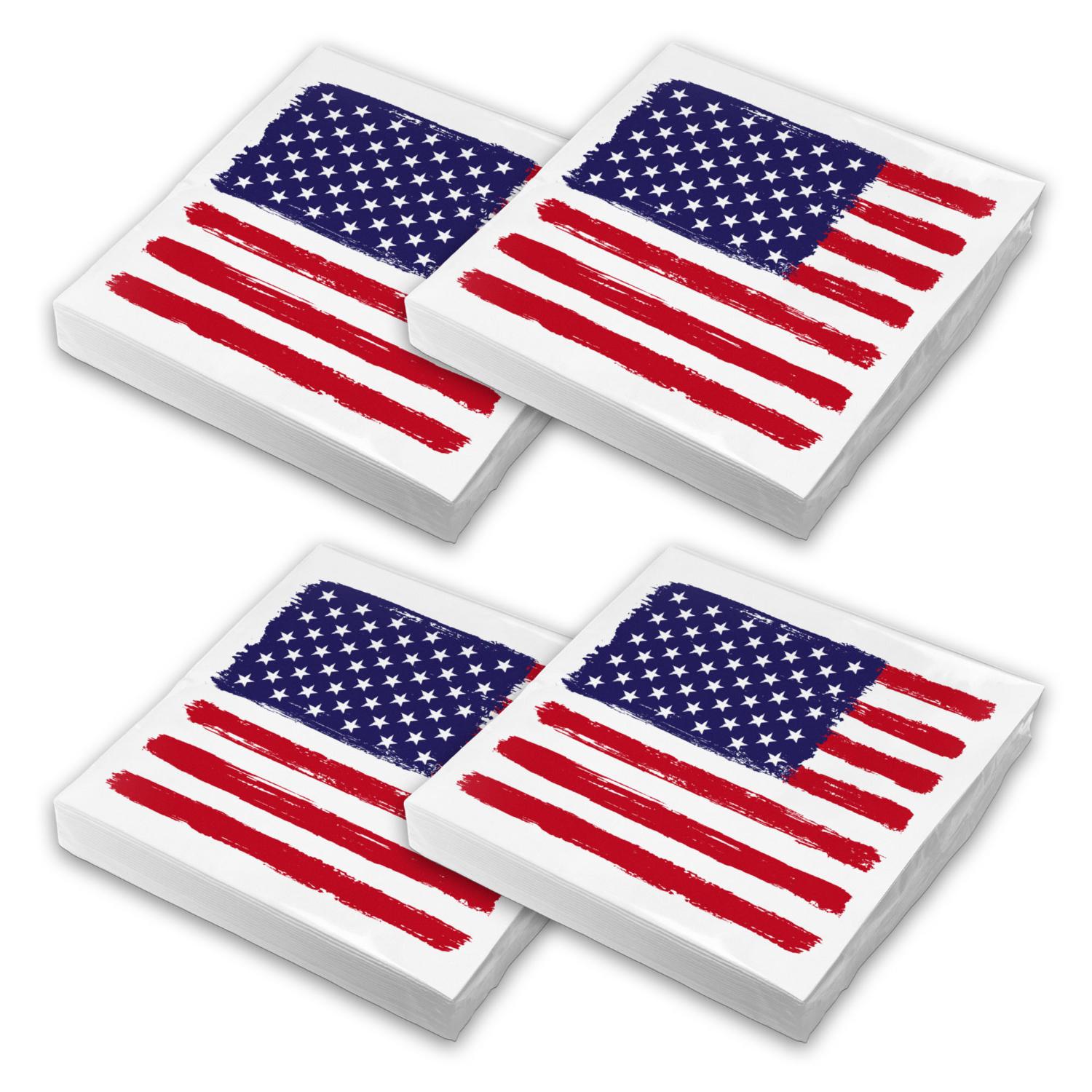 itenga 80x Serviette USA - Amerika Set