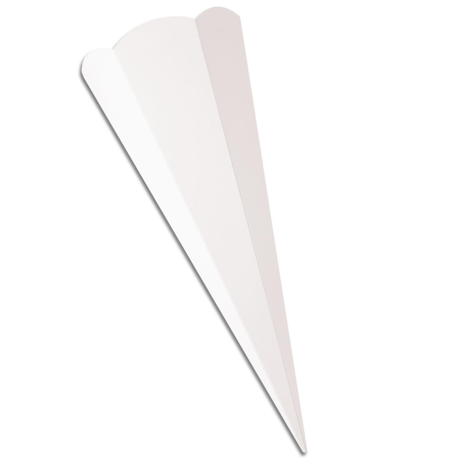 Schult�ten-Zuschnitt 6-eckig, 68cm WEISS - Schult�ten Ro...