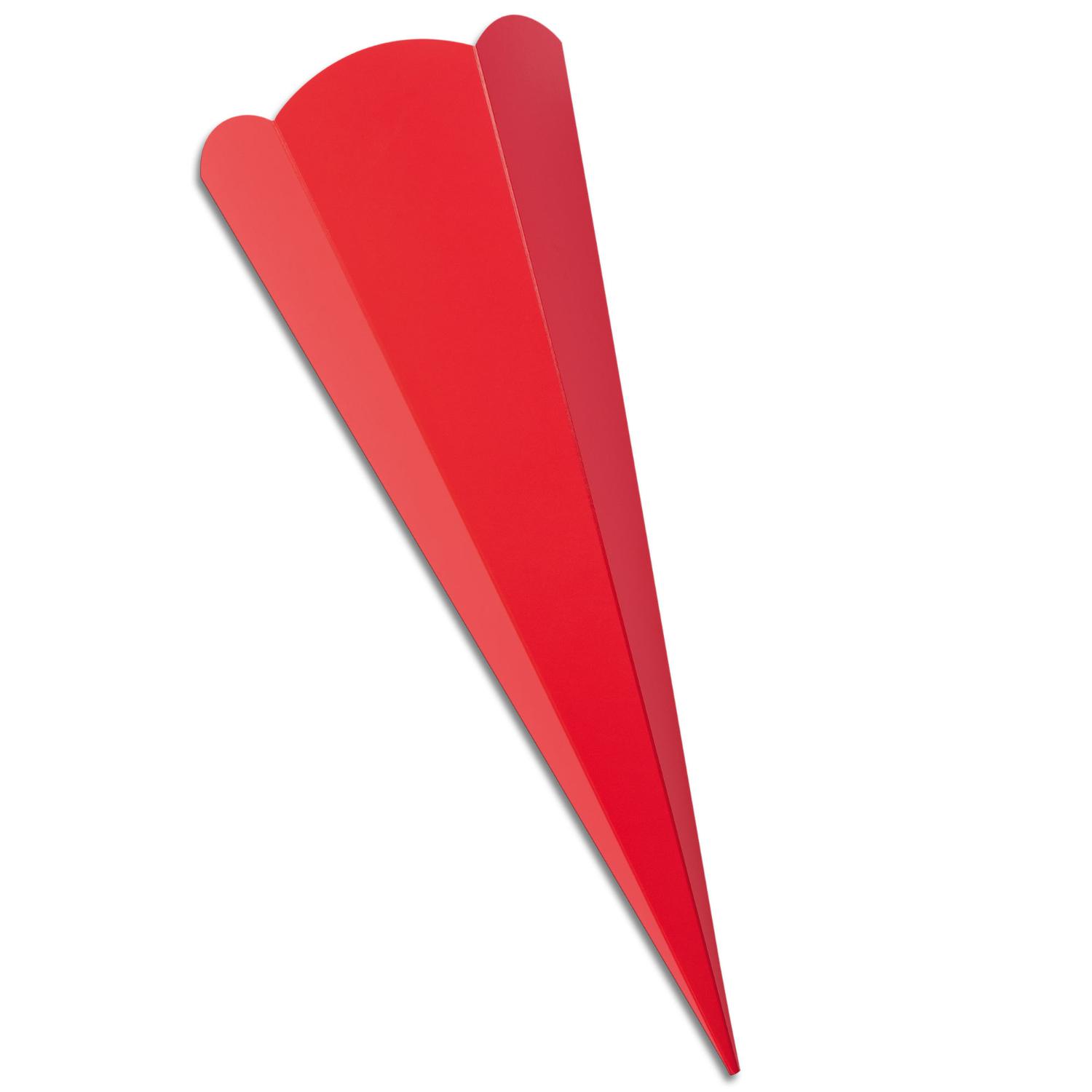 Schult�ten-Zuschnitt 6-eckig, 68cm ROT - Schult�ten Rohl...