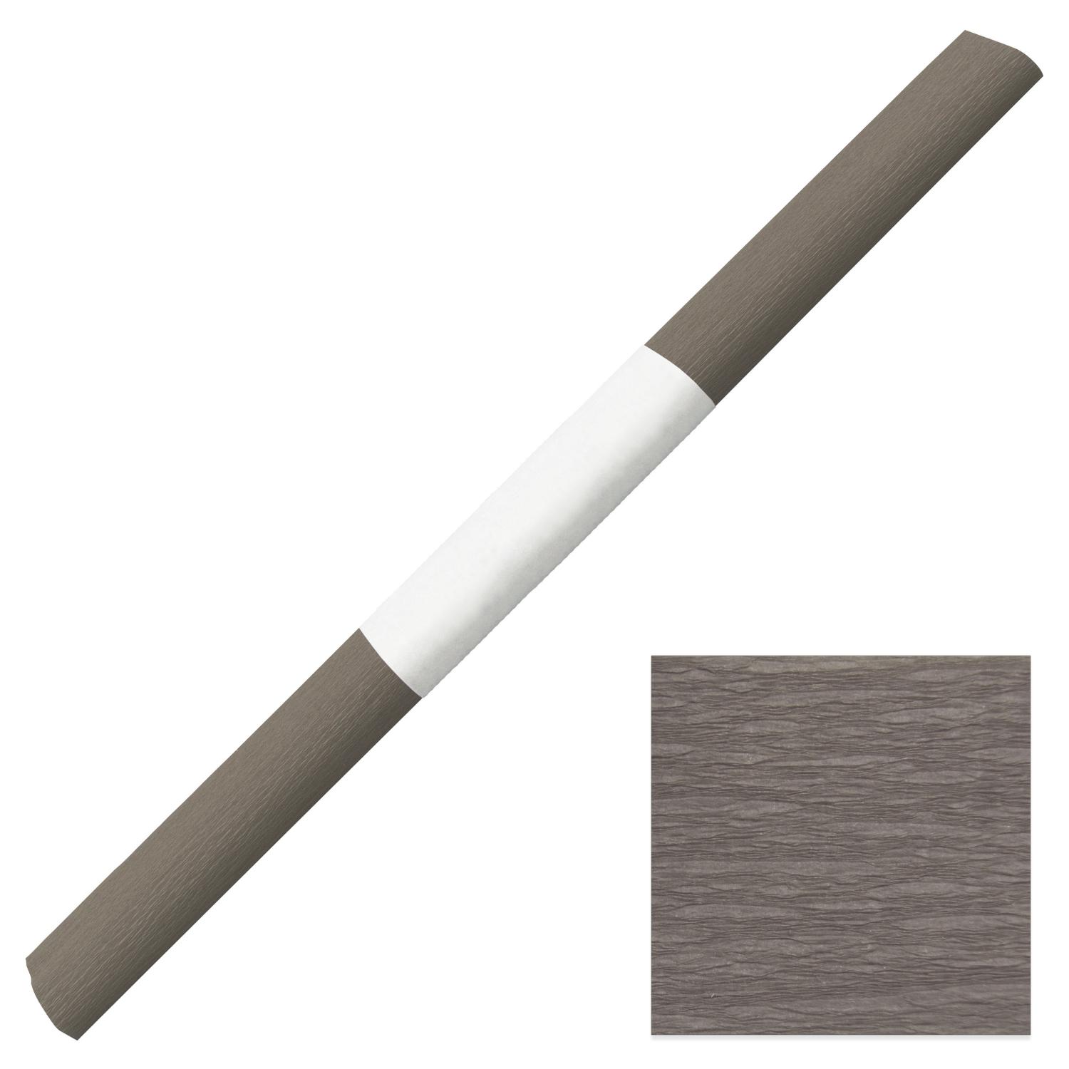 1x Feinkrepp GRAU 50x250cm Rolle