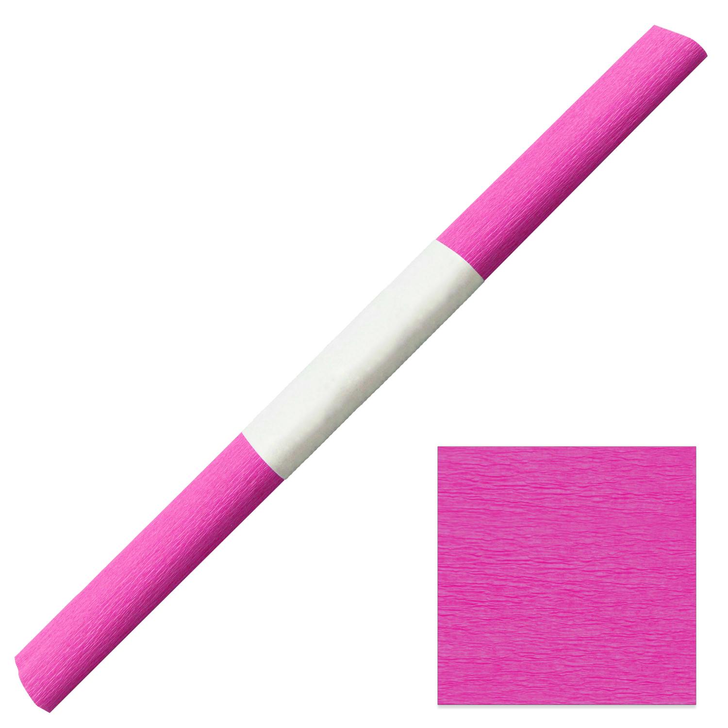 1x Feinkrepp PINK 50x250cm Rolle (Nr. 154)