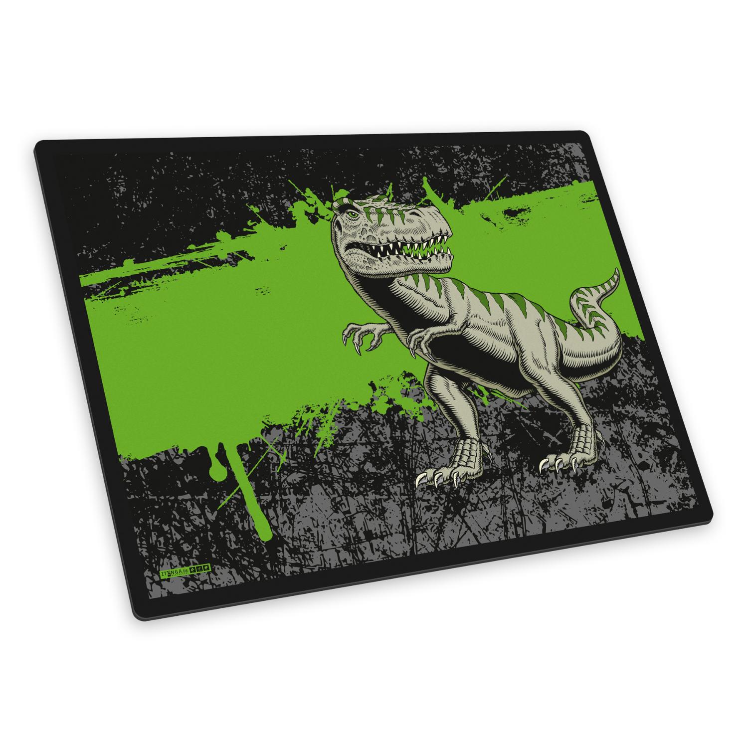 itenga Schreibunterlage V1 Motiv TREX Dinosaurier