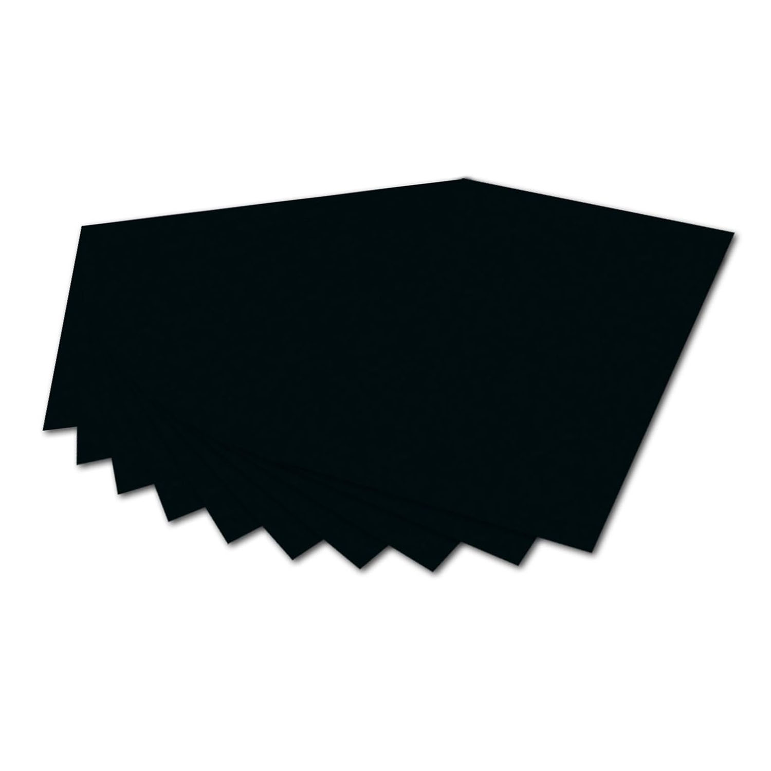 itenga Fotokarton, 100 x 70 cm, 300 g/qm schwarz - 10 B�gen