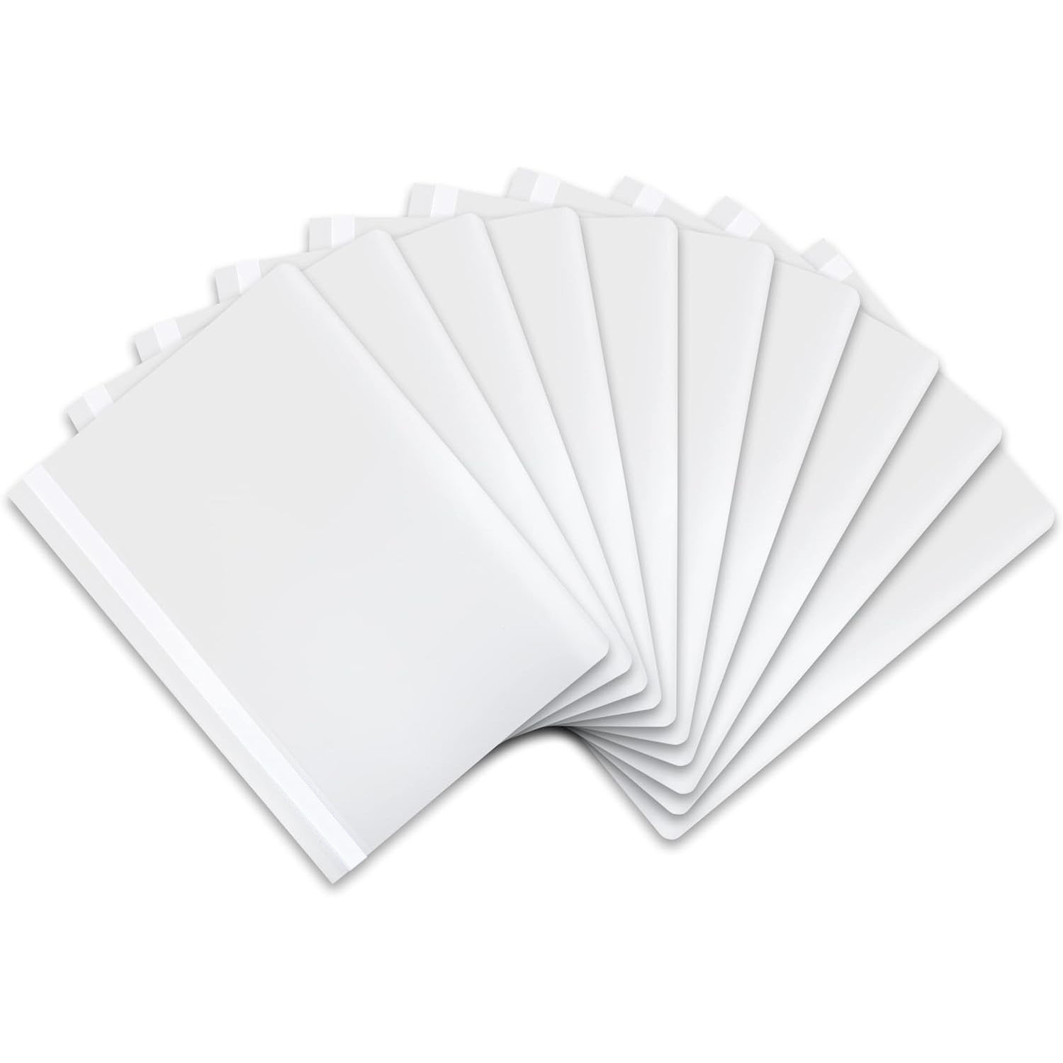 10x itenga Schnellhefter, DIN A4, PP, WEISS