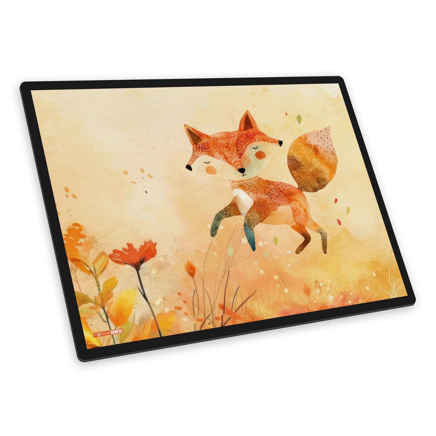 itenga Schreibunterlage V1 Motiv FUCHS Wasserfarben