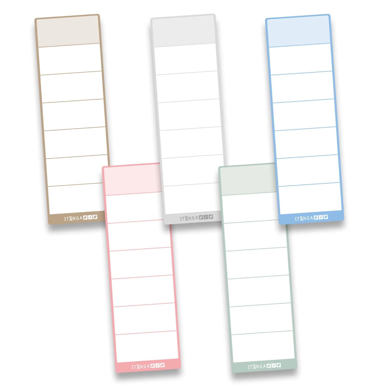 itenga 100x Ordneretikett PASTELL MIX R�ckenetikett zum ...