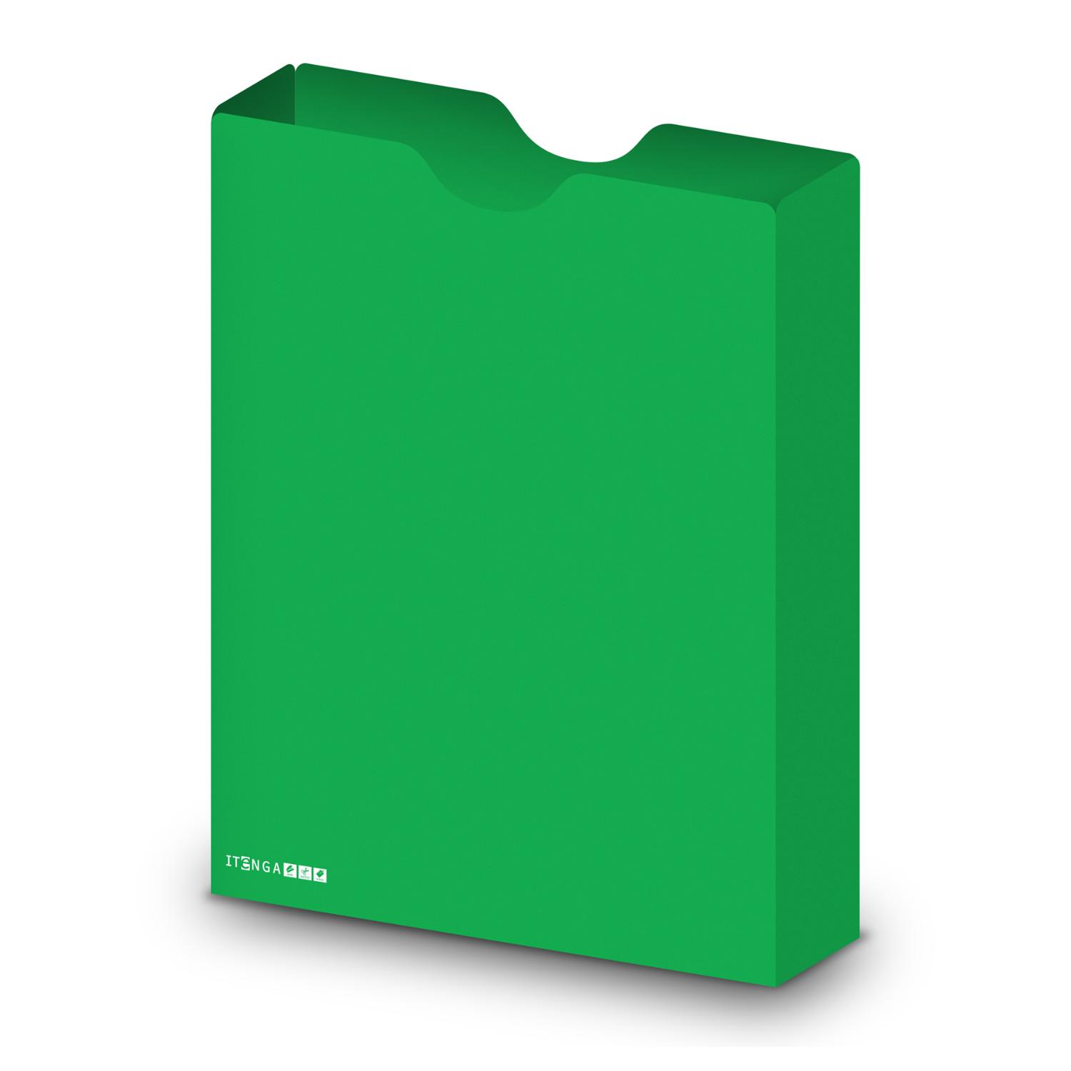 itenga Heftbox DIN A4 Hochformat aus PP gr�n
