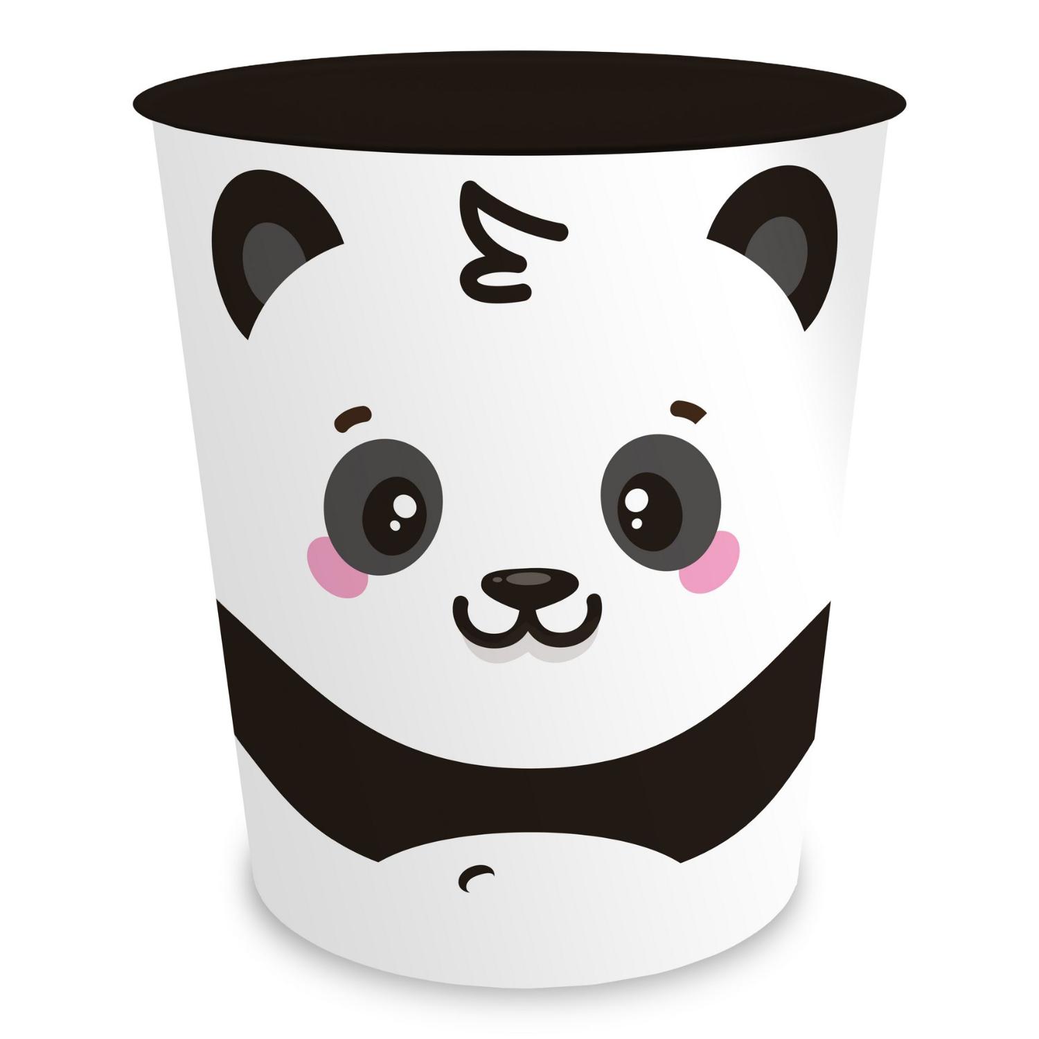 itenga Papierkorb Tiermotiv - PANDA - Kawaii Design - ca...